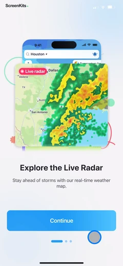 Weather Live° - Local Forecast mobile app UI screen 4