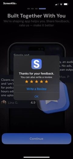 Scenara mobile app UI screen 10
