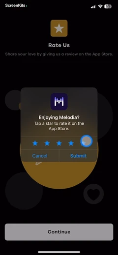 AI Music Maker - Melodia mobile app UI screen 7