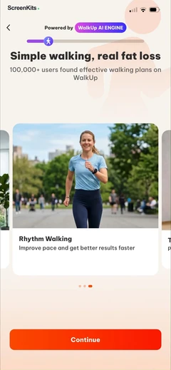walkup-weight-loss-tracker mobile app UI screen 9