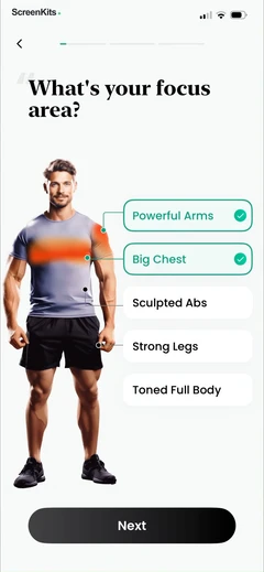 lose-weight-for-men-at-home mobile app UI screen 8