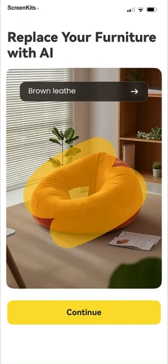 AI Home Design- Interior DecAI mobile app UI screen 10