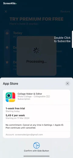 Photo Collage - Collageable mobile app UI screen 9