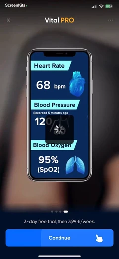 Vital- Heart Health&Meditation paywalls UI screen 7