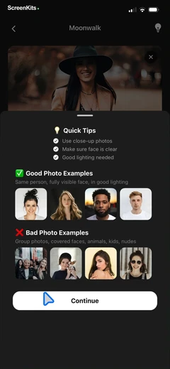 Dance AI- AI Dance Video Maker mobile app UI screen 11