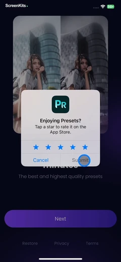 Presets for Lightroom- Filters mobile app UI screen 10