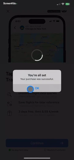 Track My Flight Now mobile app UI screen 9