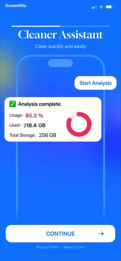 Cleaner Assistant -Phone Clean mobile app UI screen 7