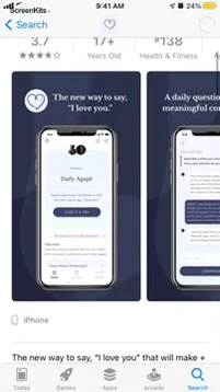 Agape Feel Close When Apart mobile app UI screen 4