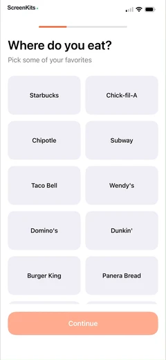 leanbites-healthy-dining mobile app UI screen 12