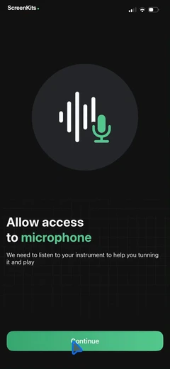 Tuner Pro- Guitar Tuner & Tab permissions UI screen 12