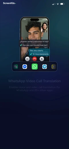 AI Phone-Call&Voice Translator mobile app UI screen 11