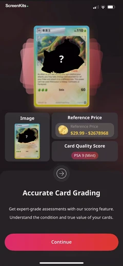 TCG Card Identifier Value mobile app UI screen 3