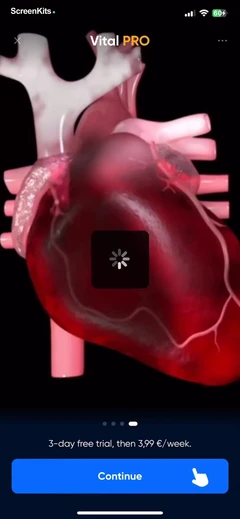 Vital- Heart Health&Meditation mobile app UI screen 8
