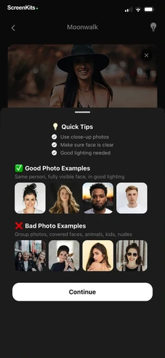 Dance AI- AI Dance Video Maker mobile app UI screen 10