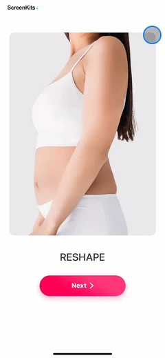 Body Tune - Face Photo Editor mobile app UI screen 3