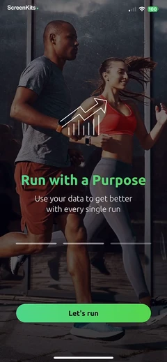 Running Trainer- Tracker&Coach mobile app UI screen 4