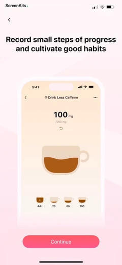 Habit Tracker mobile app UI screen 9