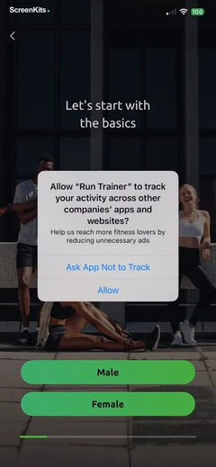 Running Trainer- Tracker&Coach permissions UI screen 8