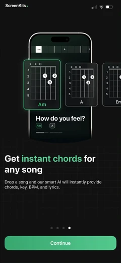 Tuner Pro- Guitar Tuner & Tab mobile app UI screen 9