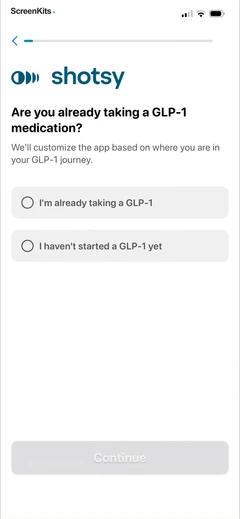 shotsy-glp-1-tracker mobile app UI screen 7