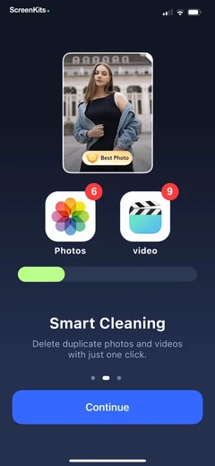 Photo Organizer- FocusClean mobile app UI screen 4