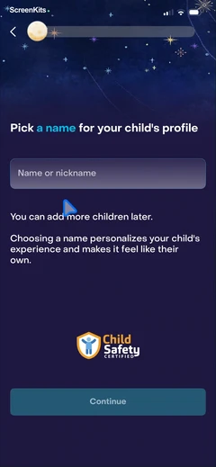 storybook-sleep-meditation mobile app UI screen 9