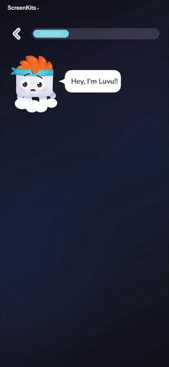 Home Workouts & Fitness - Luvu mobile app UI screen 6