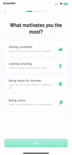 30 Day Fitness - Home Workout mobile app UI screen 7