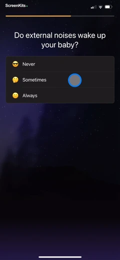 White Noise Deep Sleep Sounds mobile app UI screen 9