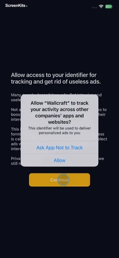 Wallcraft – Wallpapers, live permissions and forms UI screen 8