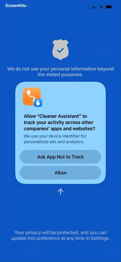 Cleaner Assistant -Phone Clean permissions UI screen 4