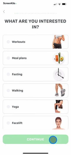 Home Fitness Coach- FitCoach mobile app UI screen 12