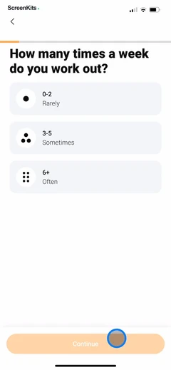 Meshitora- Track My Calories mobile app UI screen 10