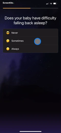 White Noise Deep Sleep Sounds mobile app UI screen 8