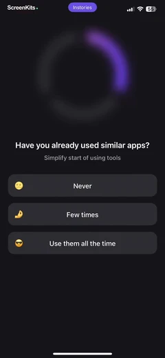 Instories- AI Photo & Video mobile app UI screen 7
