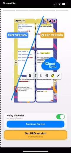 Weekly Planner - Diary, Notes mobile app UI screen 8