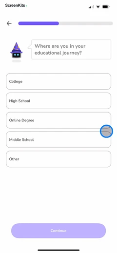 Quizard AI- Homework Helper mobile app UI screen 12