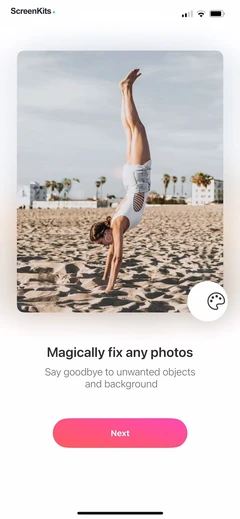 BeautyPlus-Selfie Photo Editor mobile app UI screen 4