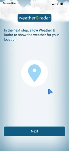 Weather & Radar permissions UI screen 7