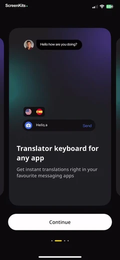 Translator Guru- Voice & Text mobile app UI screen 11