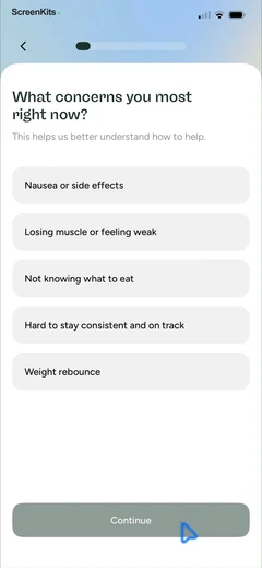 glowise-glp-1-tracker-diary mobile app UI screen 9