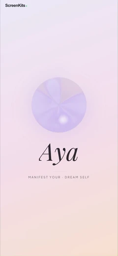 aya-manifest-your-dream-self mobile app UI screen 3