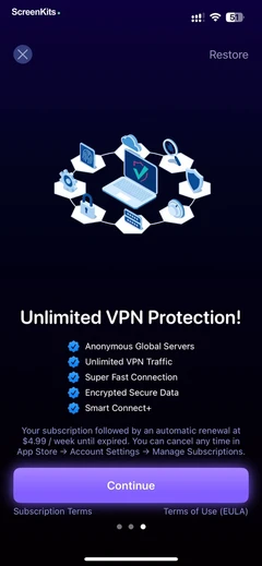VPN Proxy Fast - Super VPN mobile app UI screen 9