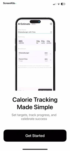 Diet & Food Tracker- EatWell mobile app UI screen 4