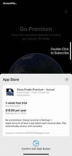 Plane Finder ⁃ Flight Tracker mobile app UI screen 11