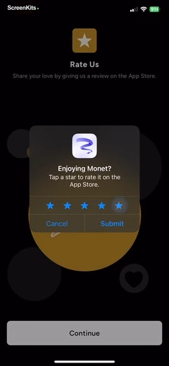 AI Image Generator - Monet mobile app UI screen 9