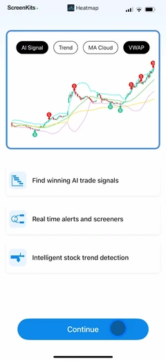 Trading Ideas Driven by AI mobile app UI screen 4