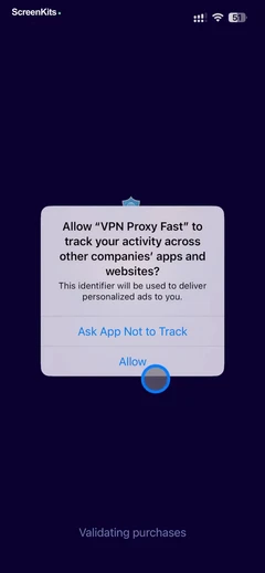 VPN Proxy Fast - Super VPN permissions UI screen 3