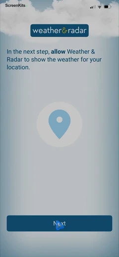 Weather & Radar permissions UI screen 8
